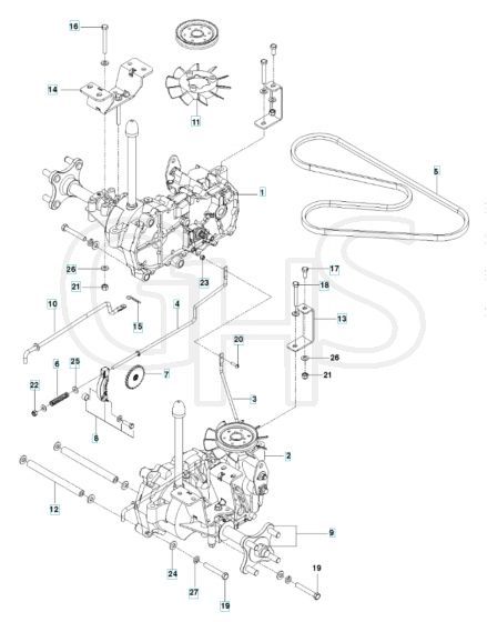 Husqvarna Rz4221 Tf Bf - Hydraulic Pump