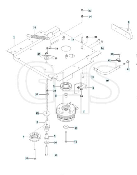 Husqvarna Rz4619 - Engine Plate