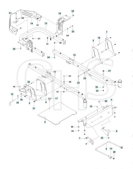 Husqvarna Rz46215 - Frame