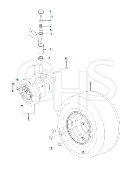 Husqvarna Rz46215 - Wheels & Tyres