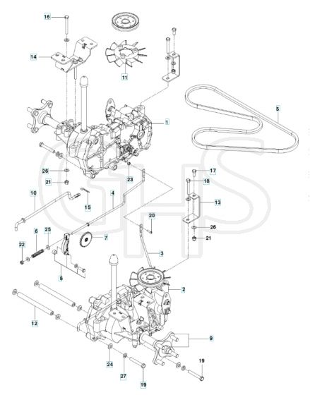 Husqvarna Rz4622T - Hydraulic Pump
