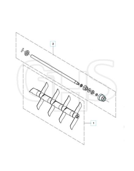 Husqvarna S 138i Blade Flange Ghs