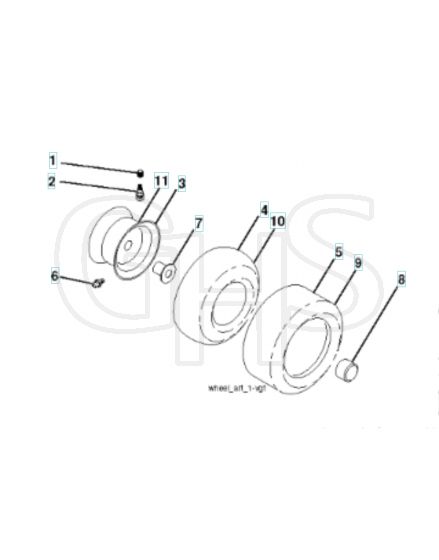 Husqvarna Srd17530 - Wheels & Tyres