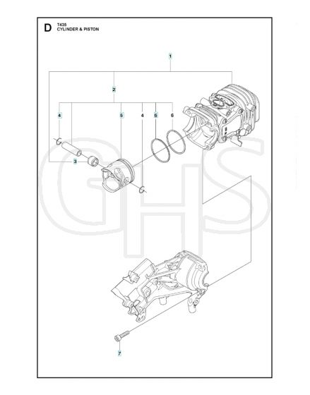 Husqvarna T435 - Cylinder Piston