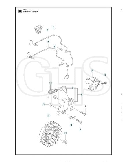 Husqvarna T435 - Ignition System