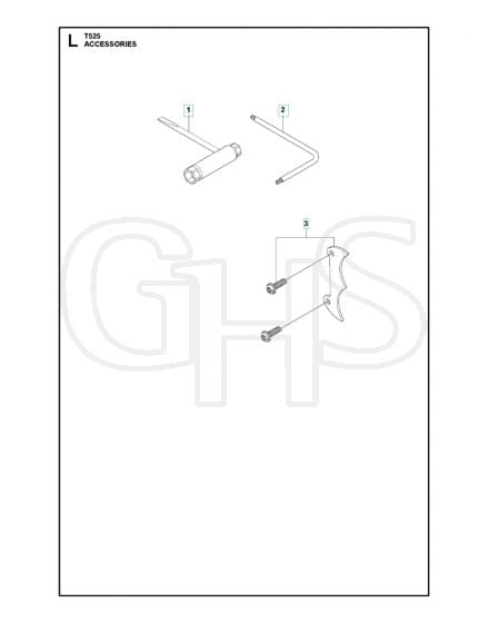 Husqvarna T525 - Accessories