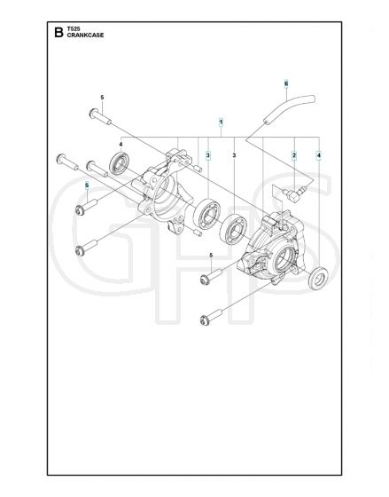 Husqvarna T525 - Crankcase