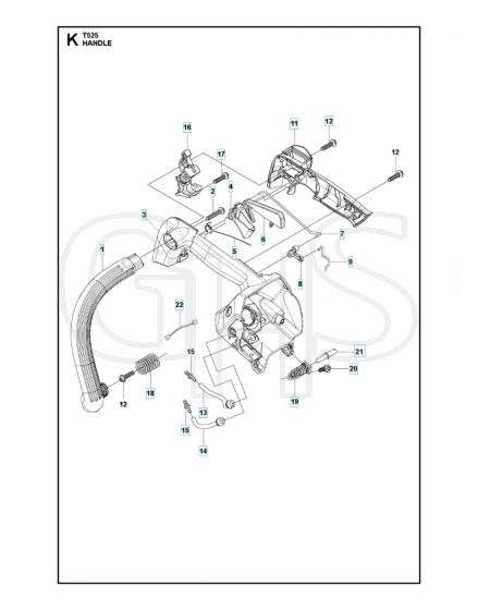 Husqvarna T525 - Handle