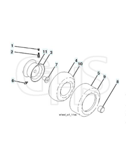 Husqvarna Tc242T - Wheels & Tyres