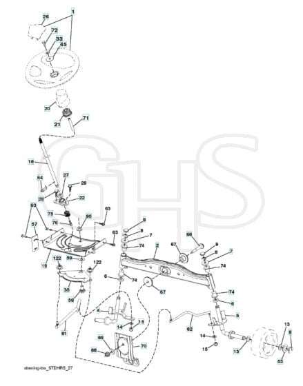 Husqvarna Tc 130 - Steering