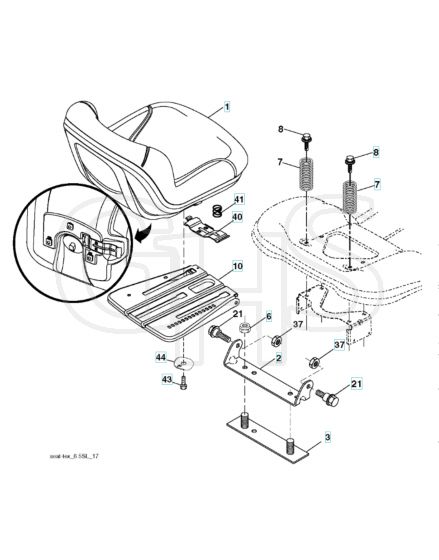 Husqvarna Tc 142T - Seat