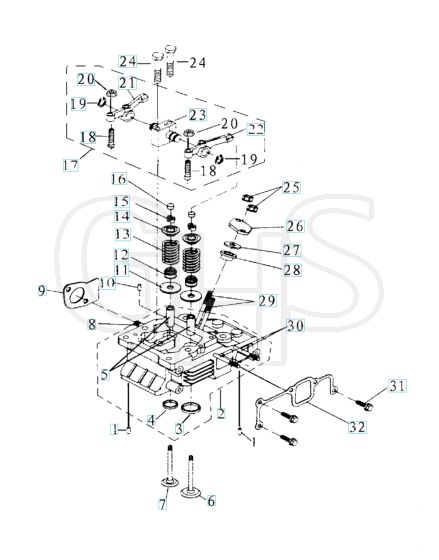 Husqvarna TF544 - Cylinder Cover