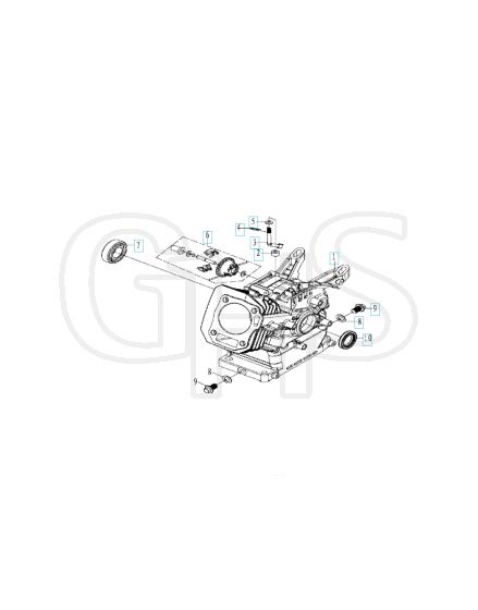 Husqvarna TF230 - Crankcase