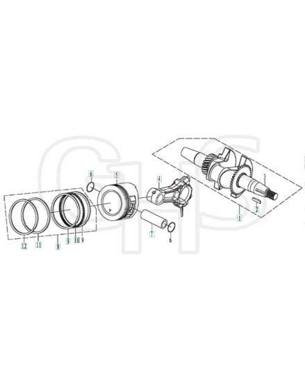 Husqvarna TF338 - Crankshaft