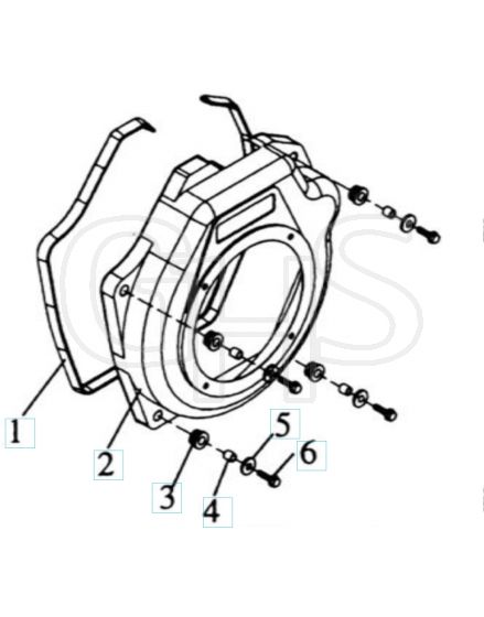 Husqvarna TF545D - Cover