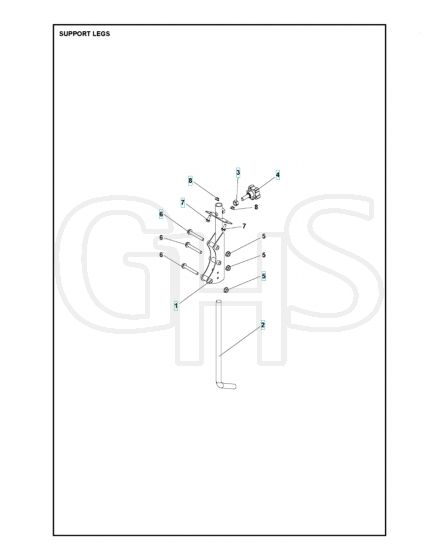 Husqvarna TR348 - Support Legs