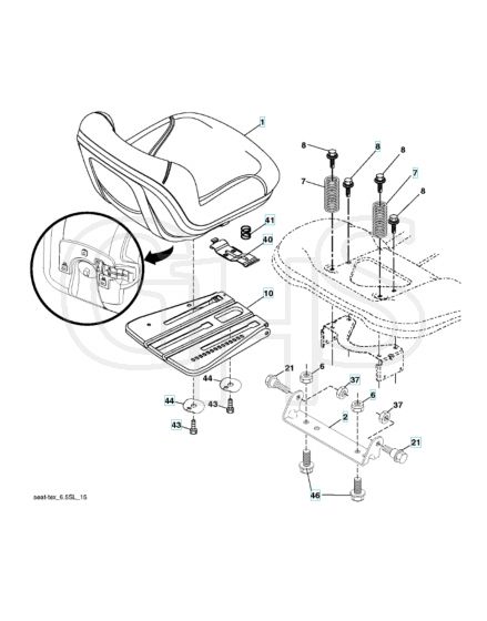 Husqvarna Ts 138M - Seat