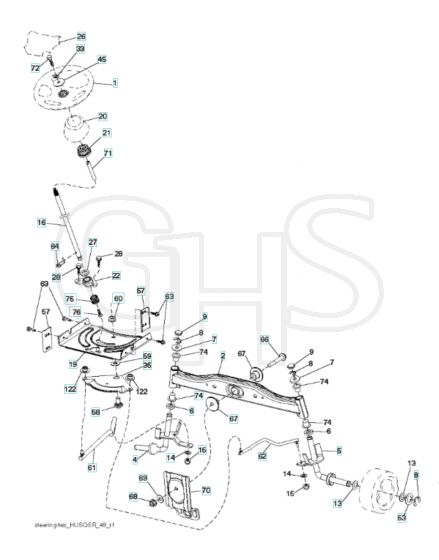 Husqvarna Ts 138M - Steering