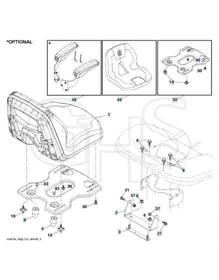 Husqvarna Ts 142K - Seat