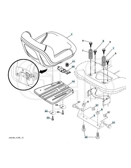 Husqvarna Ts 142L - Seat