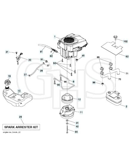 Husqvarna Ts 142T - Engine