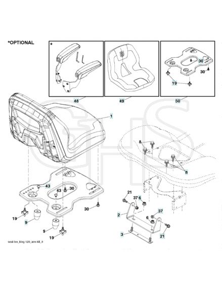 Husqvarna Ts 142Tx - Seat