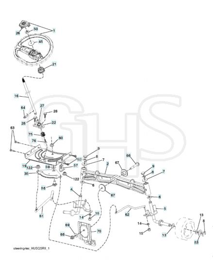 Husqvarna Ts 148 - Steering