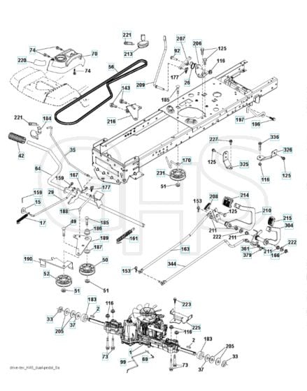 Husqvarna Ts 242D - Drive