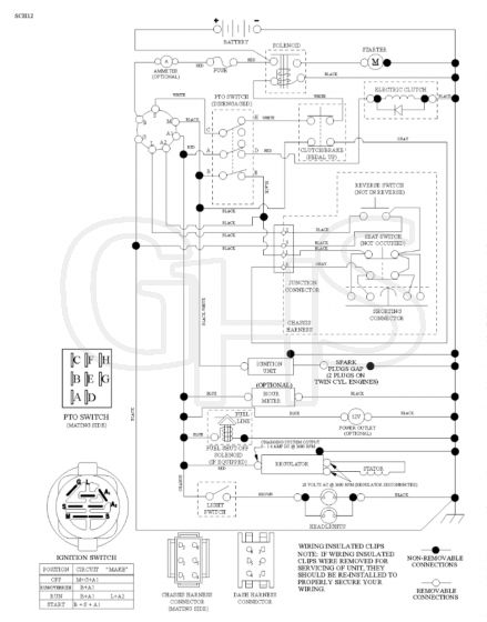 Husqvarna Ts 242D - Schematic