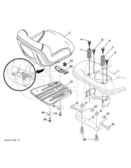 Husqvarna Ts 242D - Seat