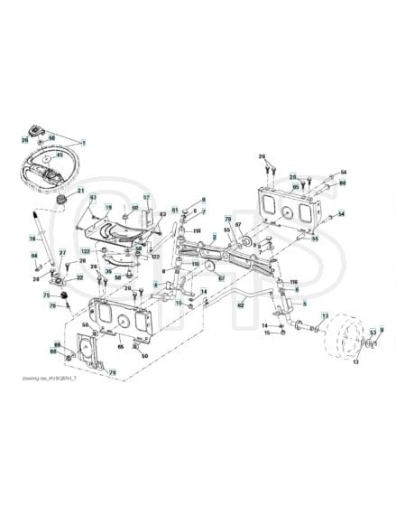 Husqvarna Ts 242D - Steering