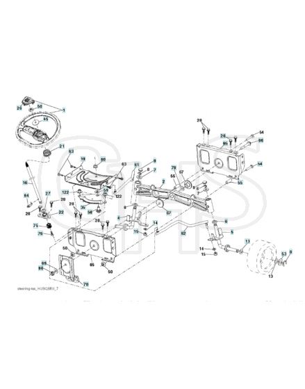 Husqvarna Ts 254G - Steering