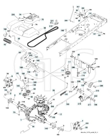 Husqvarna Ts 352 - Drive