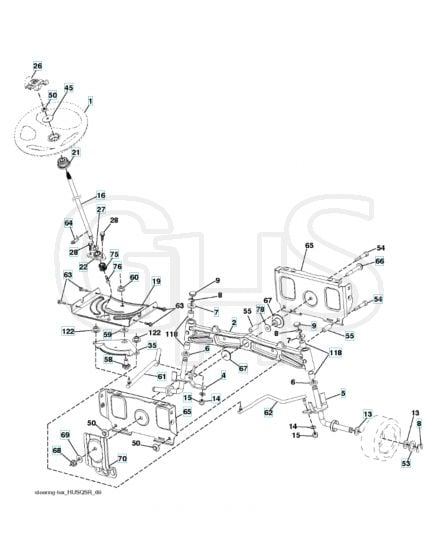 Husqvarna Ts 352 - Steering