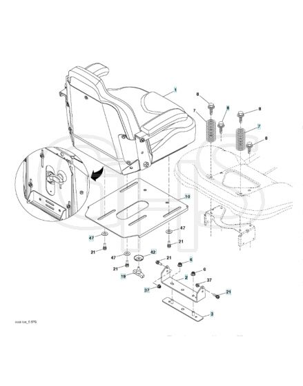 Husqvarna Ts 354X - Seat