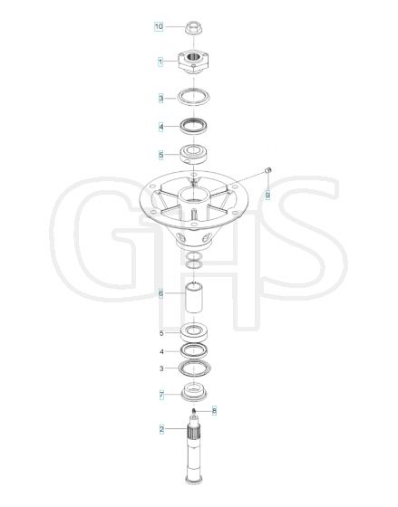 Husqvarna V548 - Blade Shaft