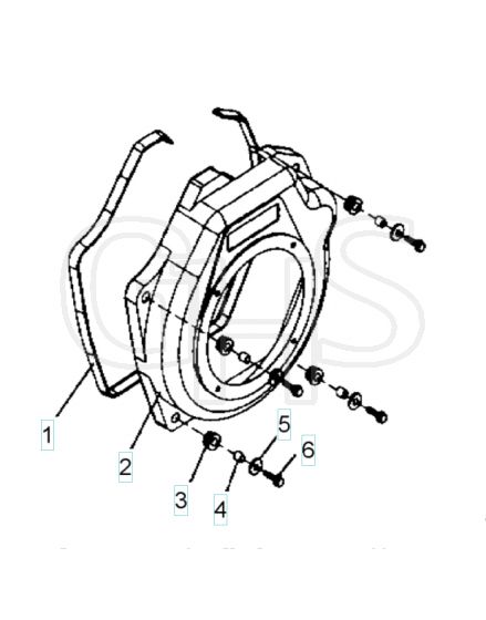 Husqvarna W100D - Fan Housing