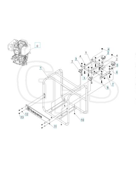 Husqvarna W100D - Frame