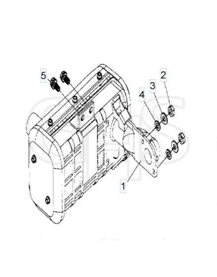 Husqvarna W100D - Muffler