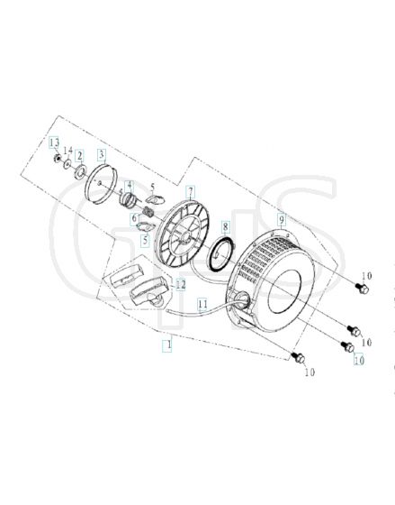 Husqvarna W100D - Starter