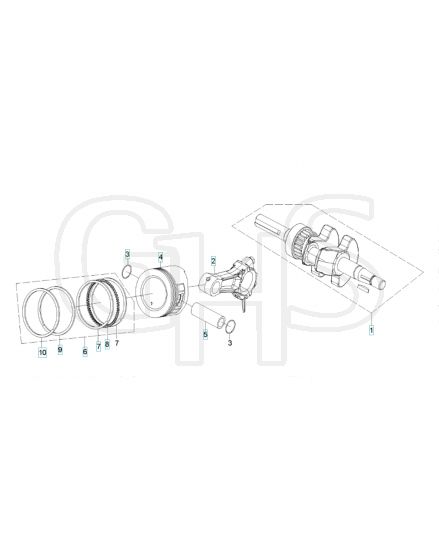 Husqvarna W40P - Crankshaft