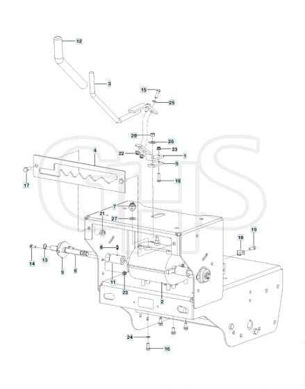 Husqvarna W448 - Transmission