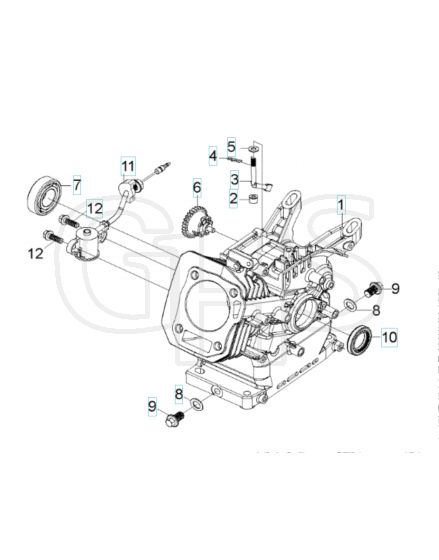 Husqvarna W50P - Crankcase