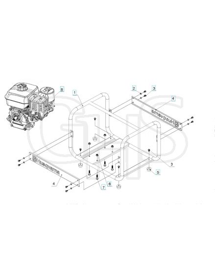 Husqvarna W50P - Frame