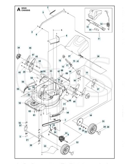 Husqvarna W520 - Chassis