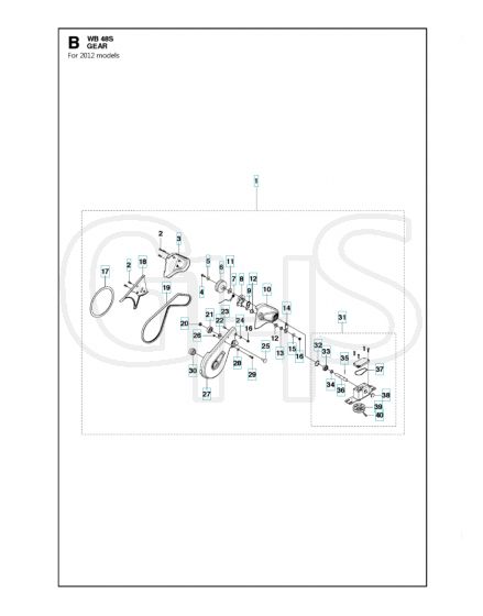 Husqvarna WB 48S - Gears