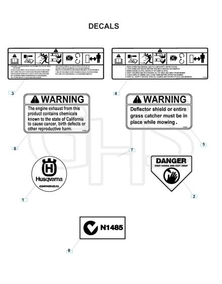 Husqvarna WC21 - Decals