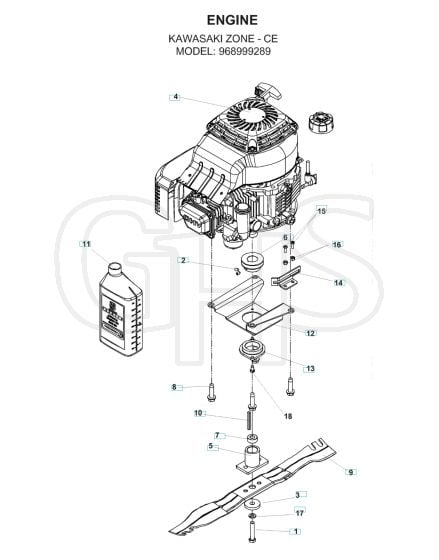 Husqvarna WC21 - Engine 2