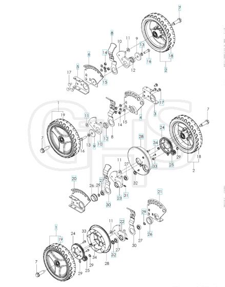 Husqvarna WCS21 - Wheels & Tyres