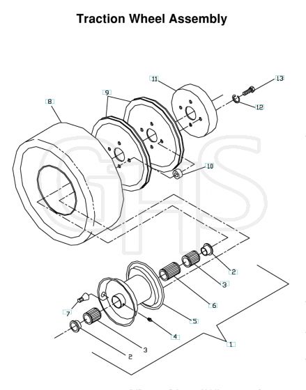 Husqvarna WG4815E - Wheels & Tyres